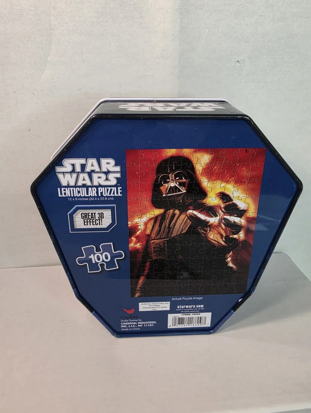 Star Wars Darth Vader 100-Piece Jigsaw Lenticular Puzzle Kids great 3D Effect